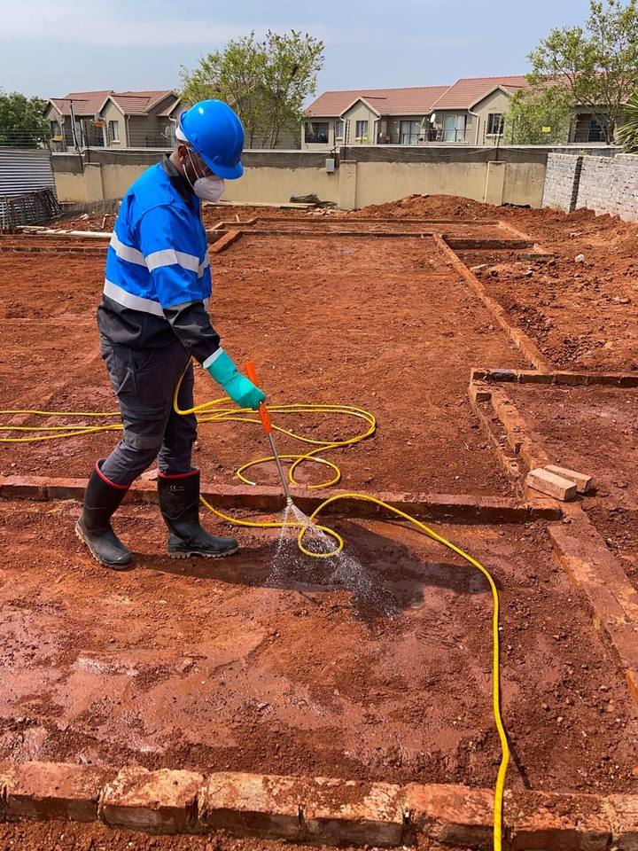 Fresh Lavation soil poisoning at foundation